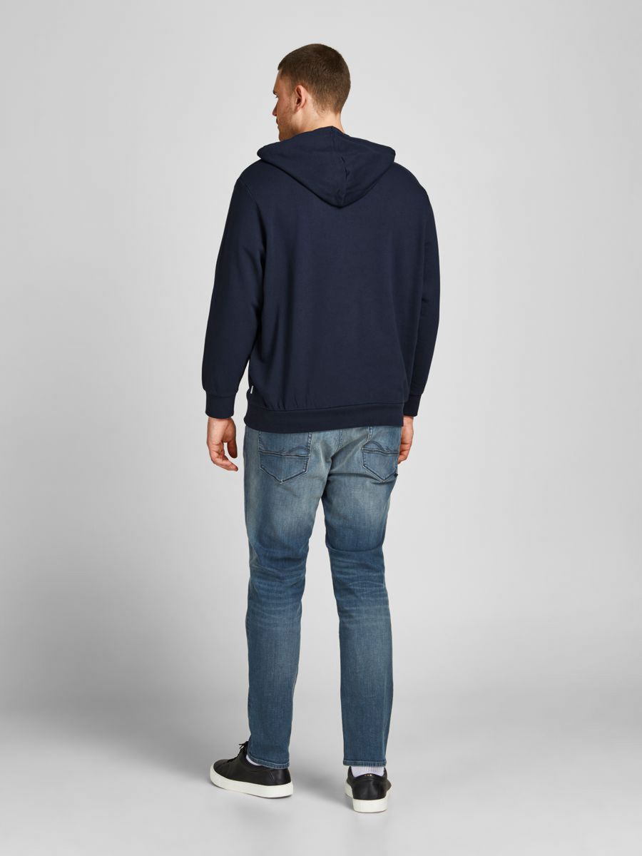 + FELPE Uomo JACK&JONES 12205288 SHARK SWEAT NAVY BLAZER