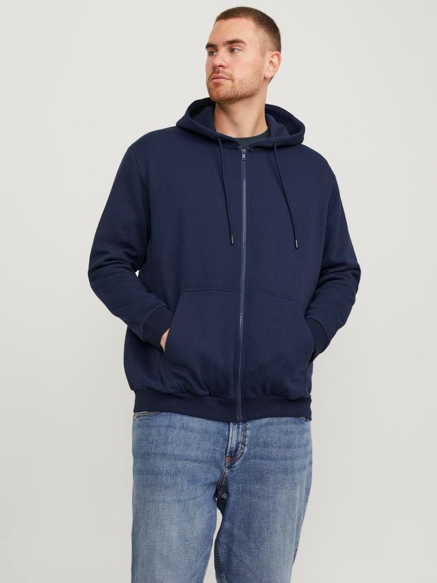 + FELPE Uomo JACK&JONES 12250596 BRADLEY NAVY BLAZER