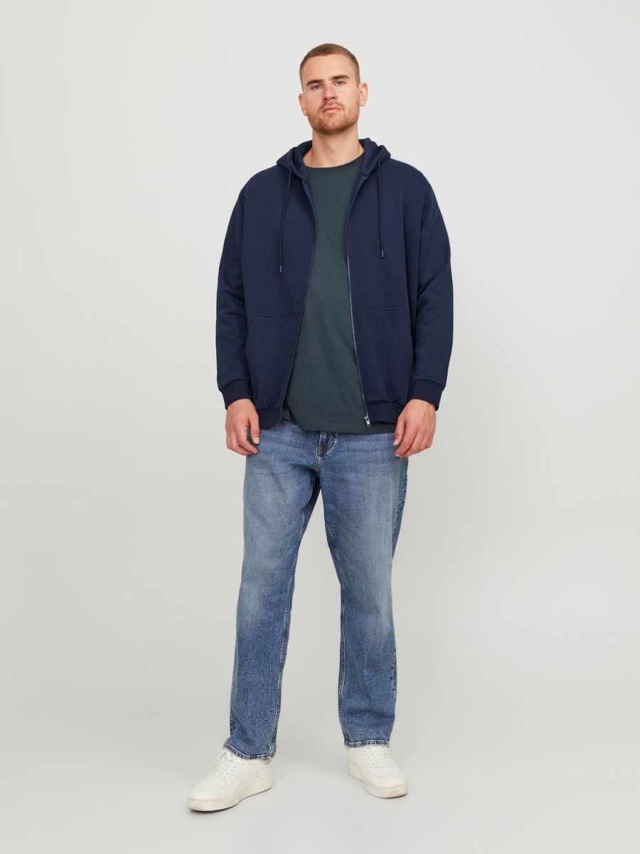 + FELPE Uomo JACK&JONES 12250596 BRADLEY NAVY BLAZER
