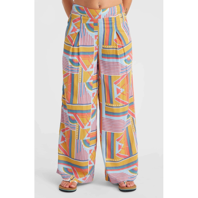 1550111 – Pantalone Pantapalazzo Ampio In Fondo In Tessuto Donna O’neill