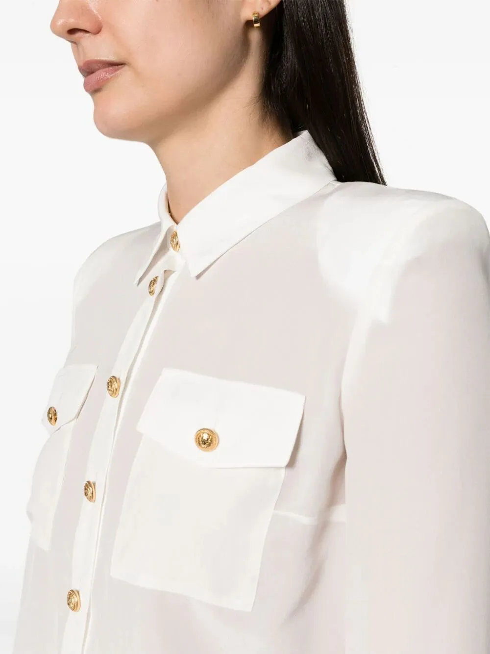 2 Pockets Buttoned Shirt