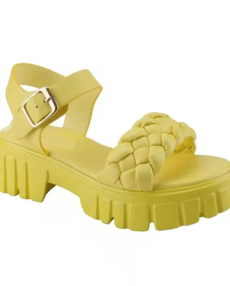 2022 Nuove Donne Sandali Delle Signore Morbide Sandali Del Tessuto Comodi Sandali Piatti Delle Donne Open Toe Fibbia Scarpe Da S