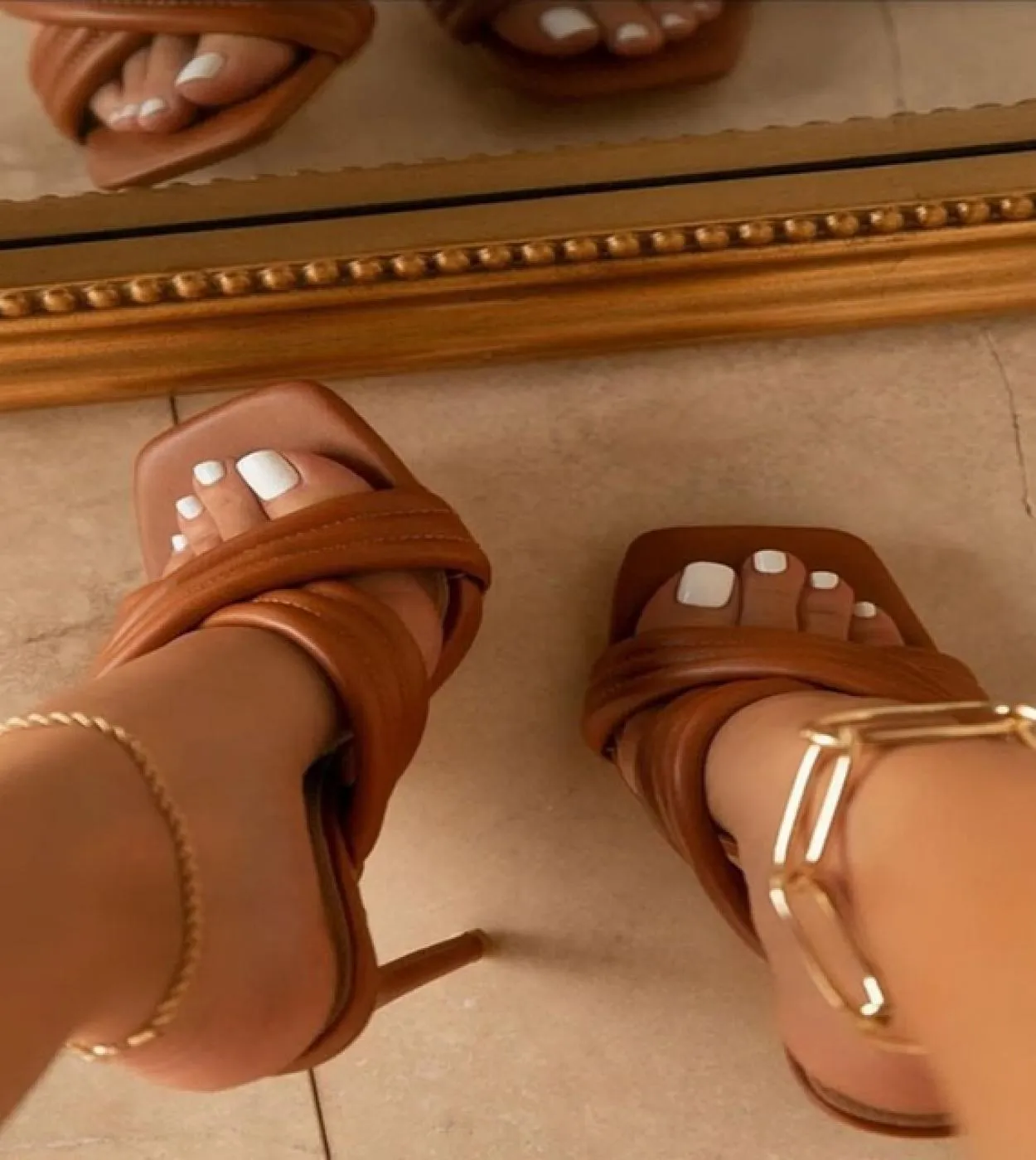 2022 nuovi sandali con tacco alto da donna stiletto gladiatore eleganti sandali con punta quadrata croce stringate spogliarellis