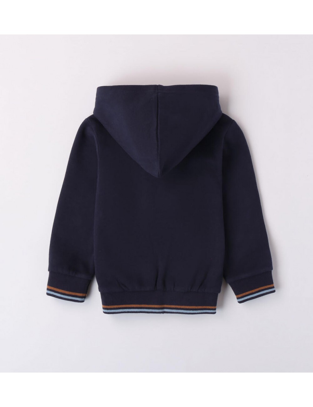 7427 FELPA BAMBINO IDO MAGLIA APERTA CON ZIP BIMBO KIDS KID SHIRT CAPPUCCIO