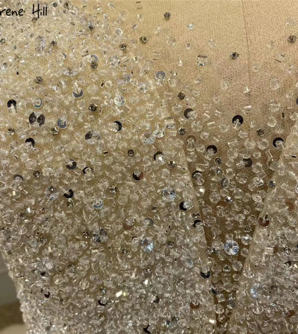 Abiti da sposa vintage di lusso Oneck avorio maniche lunghe perline paillettes fiori abiti da sposa Ha2319 matrimonio su misura