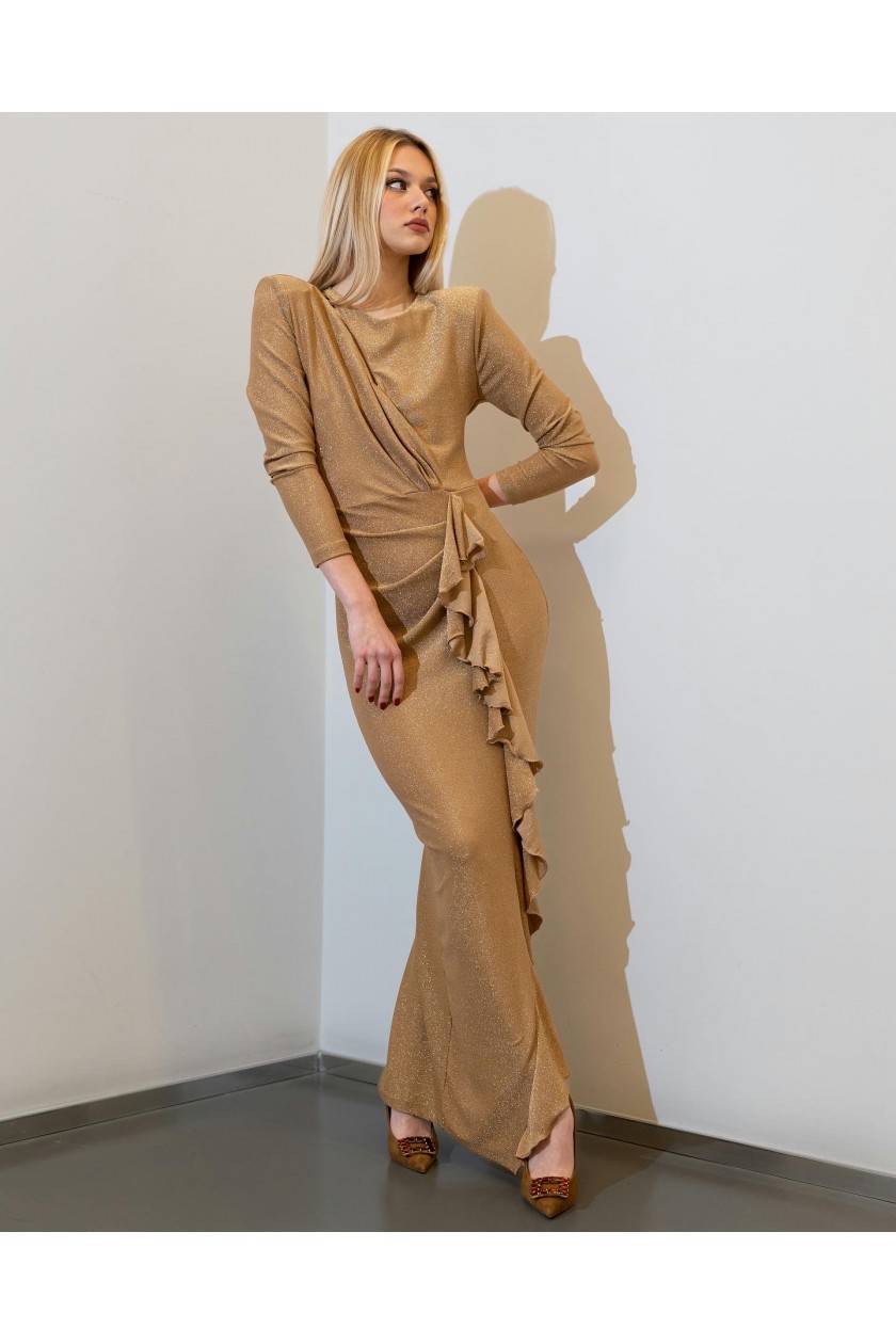 ABITO 1587 TES LUREX ORO