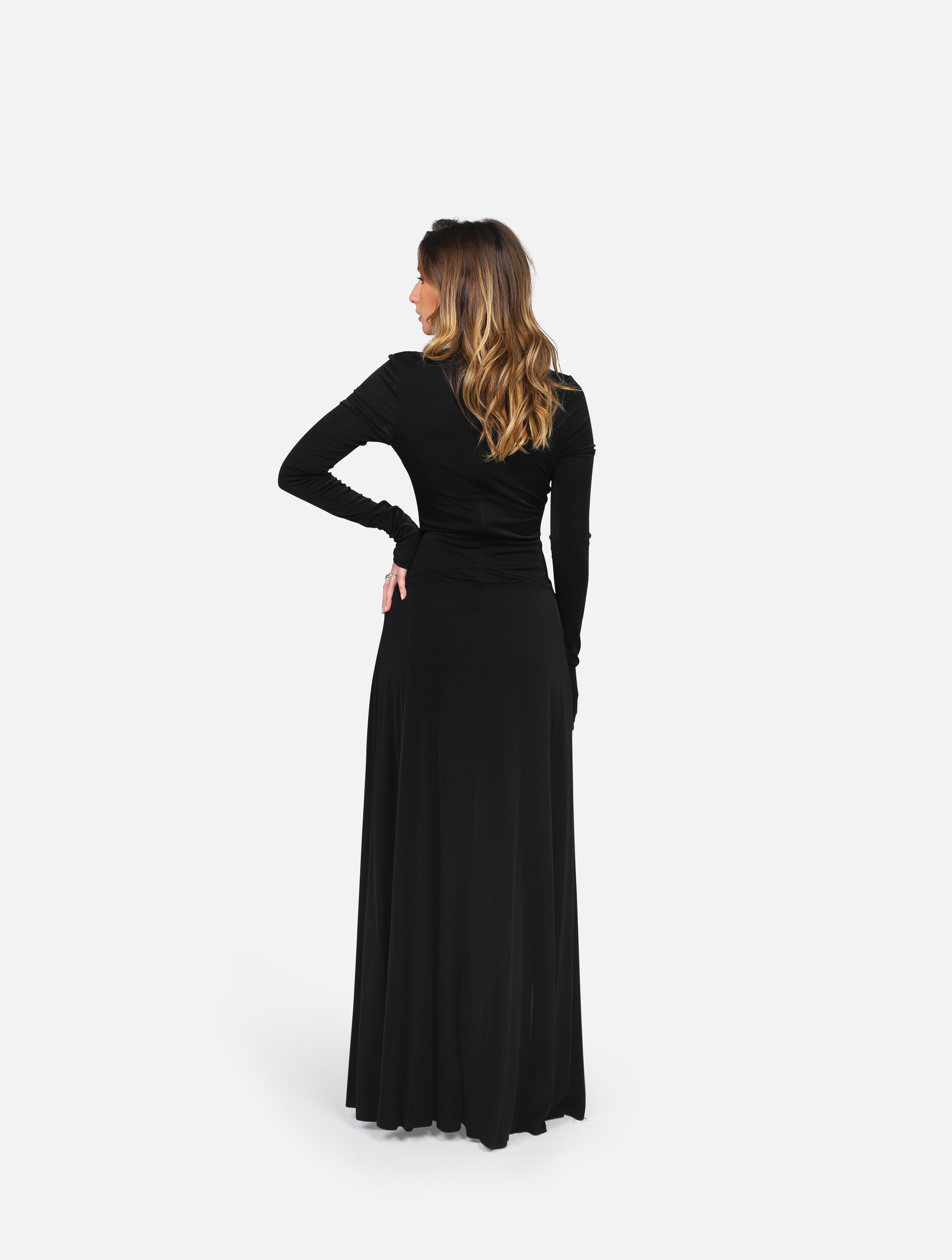 abito ANIYE BY - 181495 LONG DRESS TESSABLACK