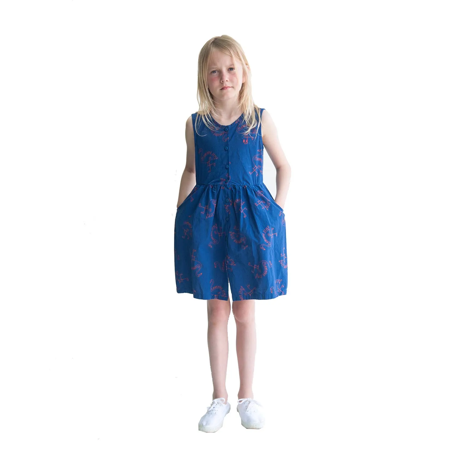 Abito Bambina Blu Stampe