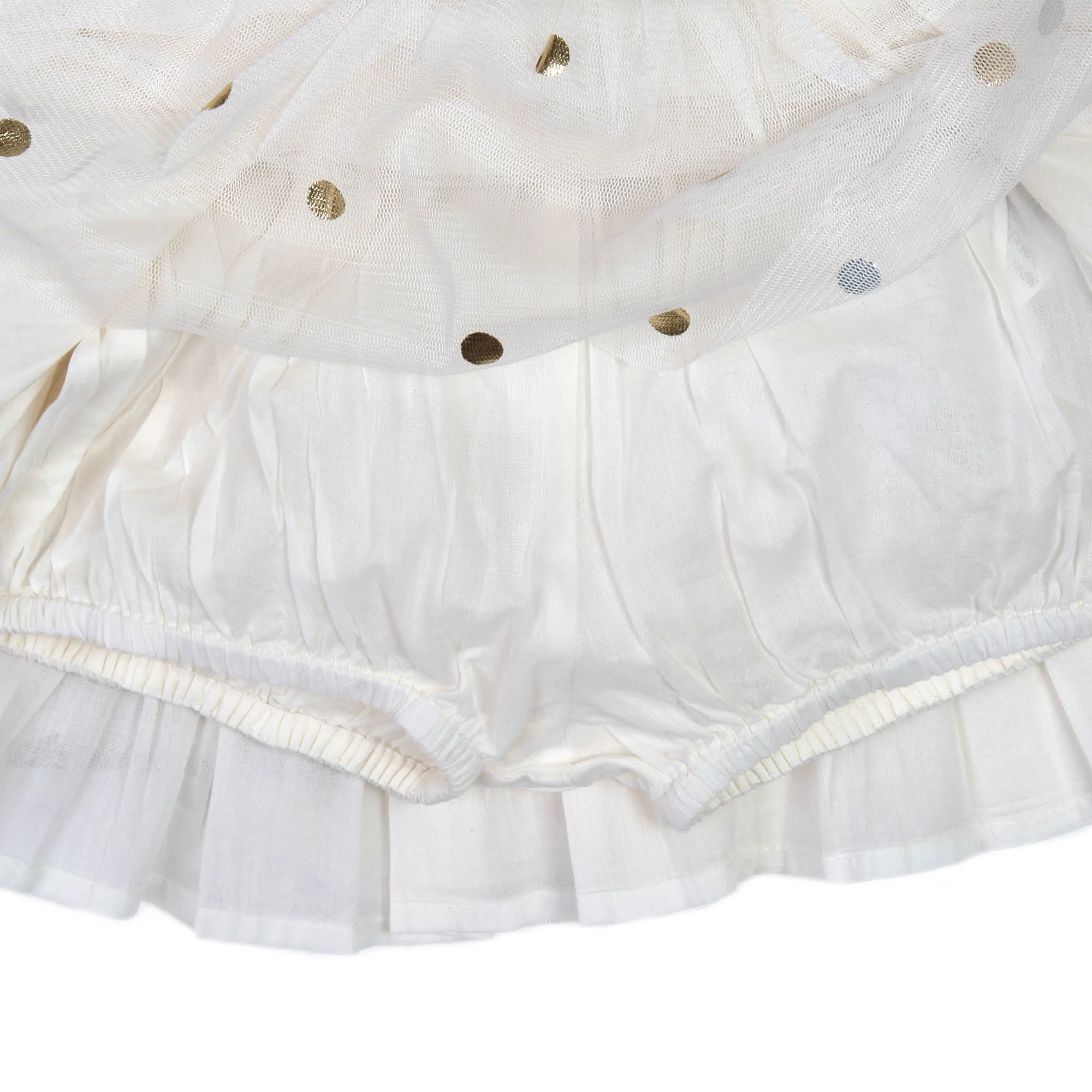 Abito Bell Bebè Avorio In Tulle Apois