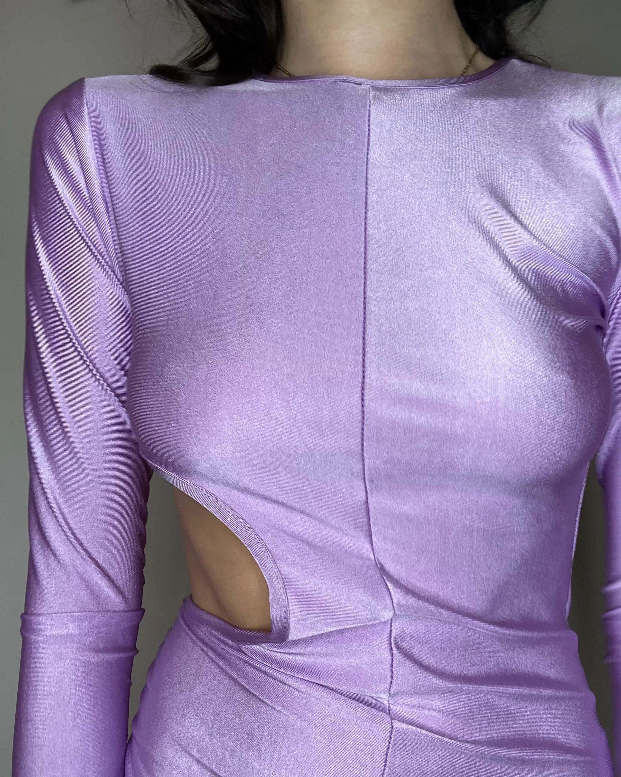 Abito cut- out - LILLA