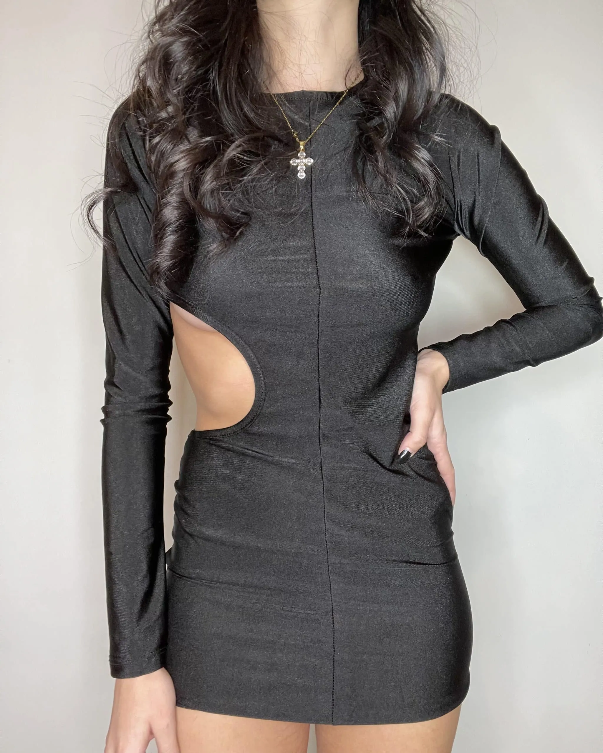 Abito cut- out – NERO