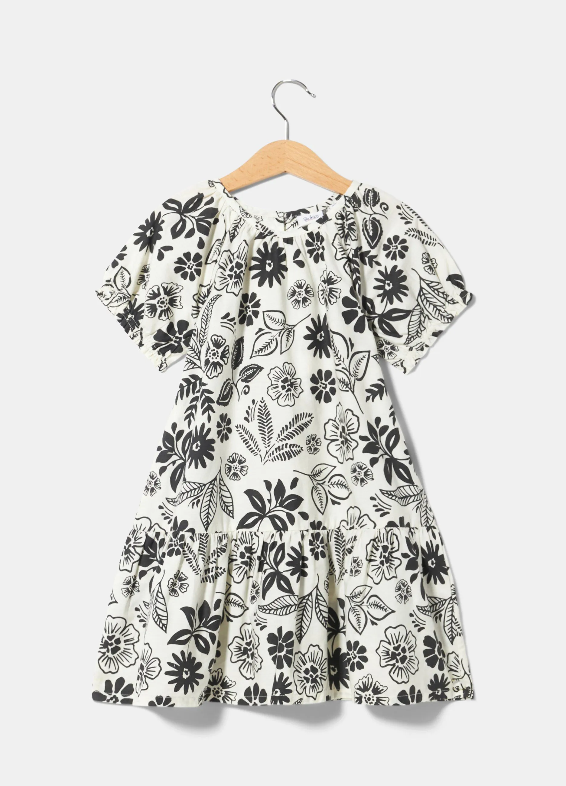 Abito in popeline di puro cotone bambina