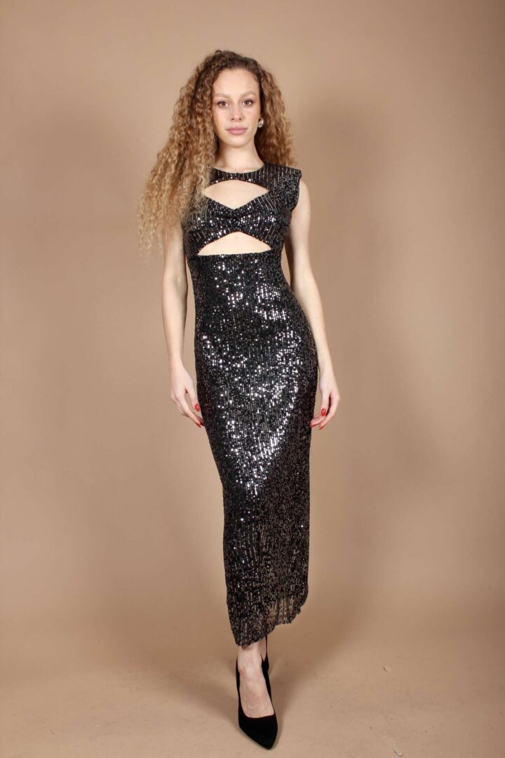 Abito Midi Paillettes