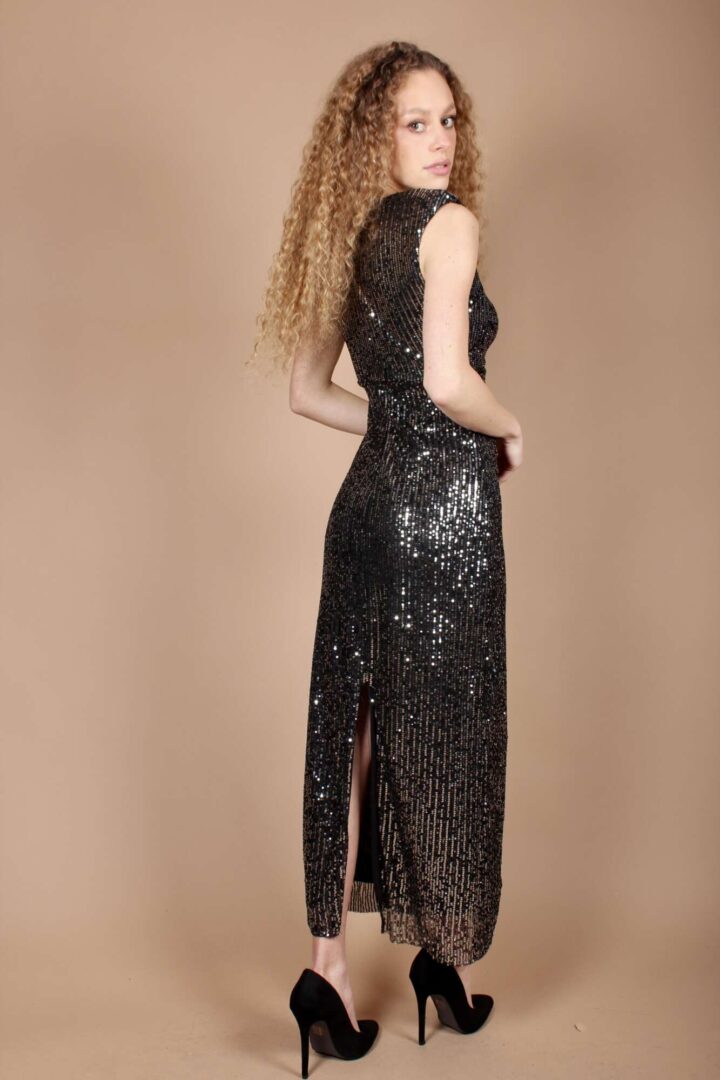 Abito Midi Paillettes