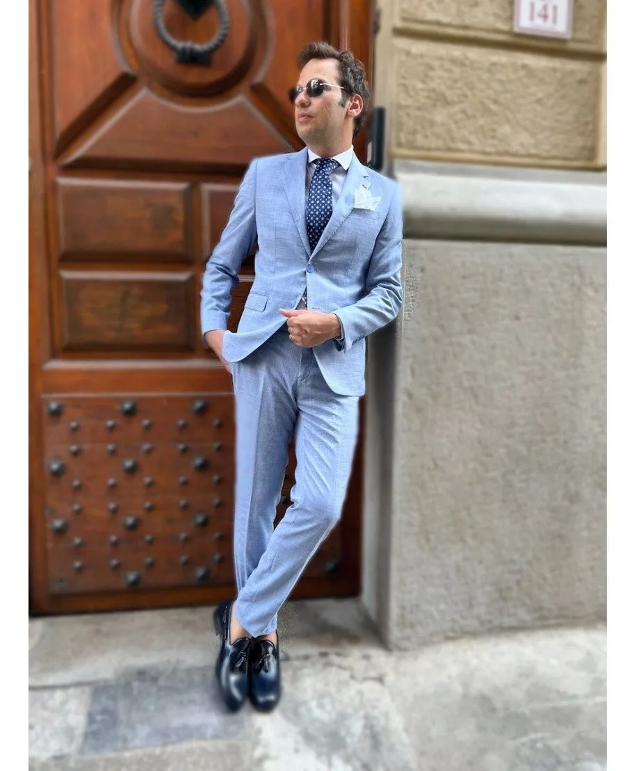 Abito uomo elegante - Azzurro - Positano