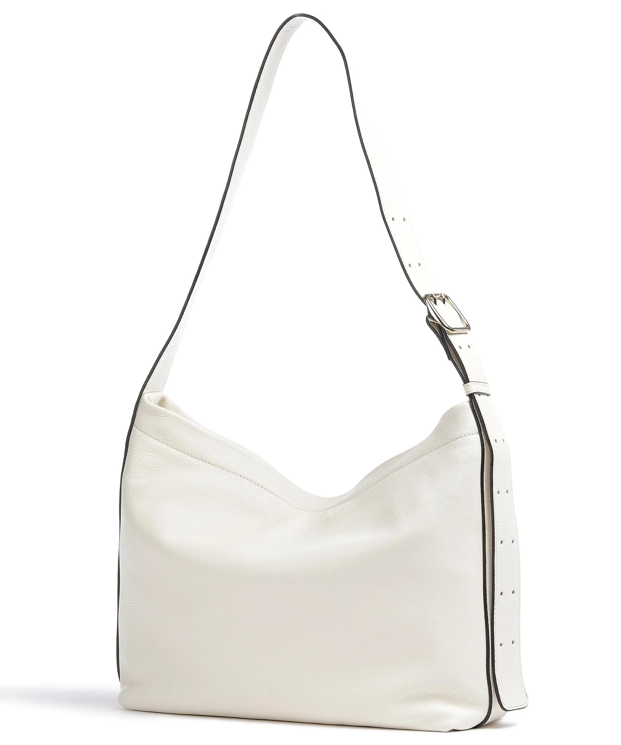  Abro Dalia 11AM Borsa hobo pelle di vacchetta grana avorio  