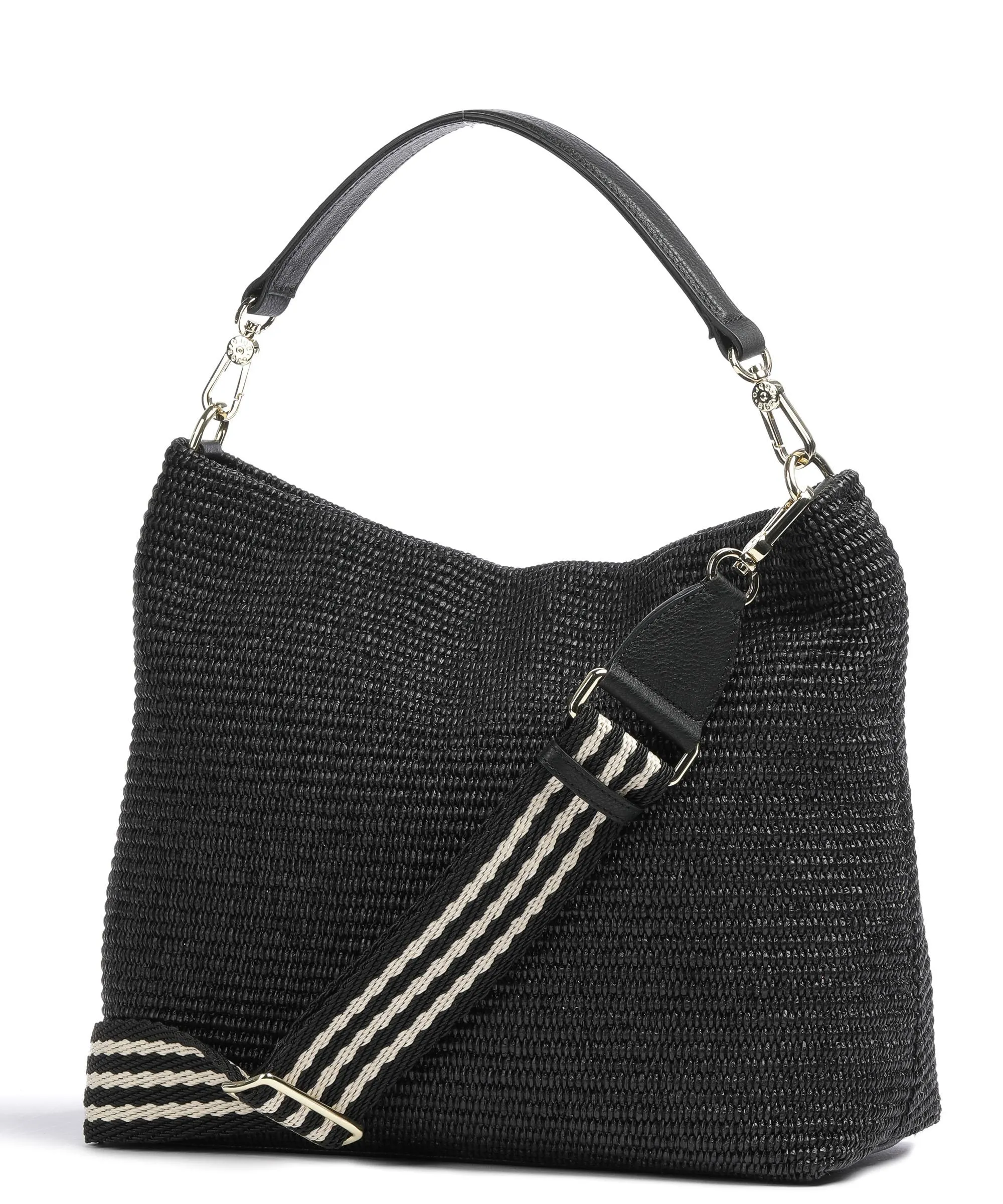  Abro Raffia Kaia Borsa hobo sintetico nero  