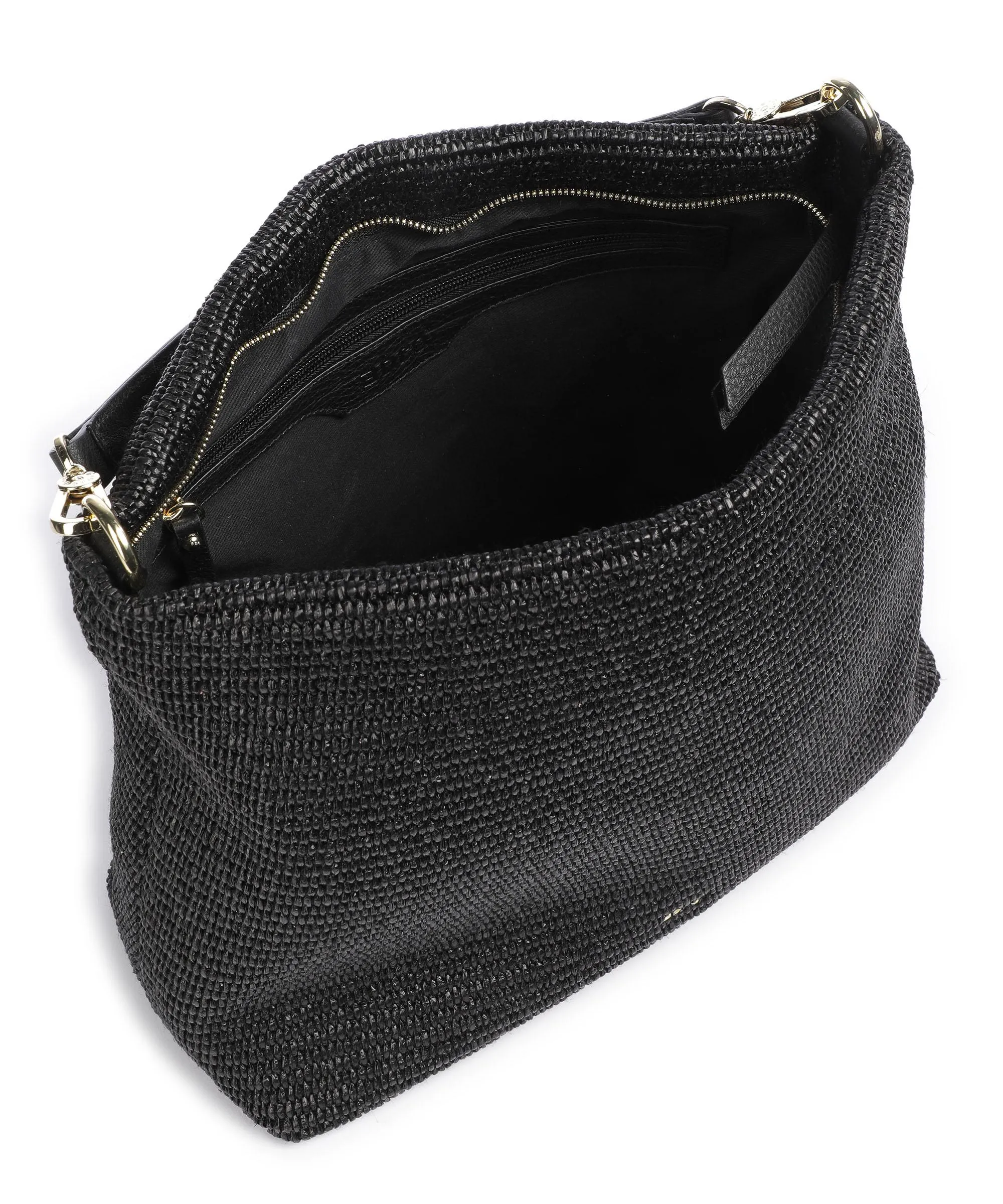  Abro Raffia Kaia Borsa hobo sintetico nero  