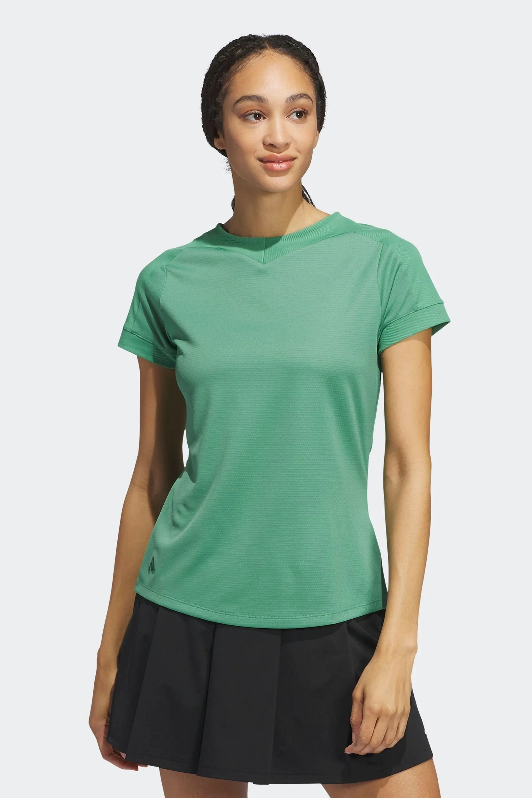 adidas Golf Verde - Ultimate365 Rib Mix T-Shirt    