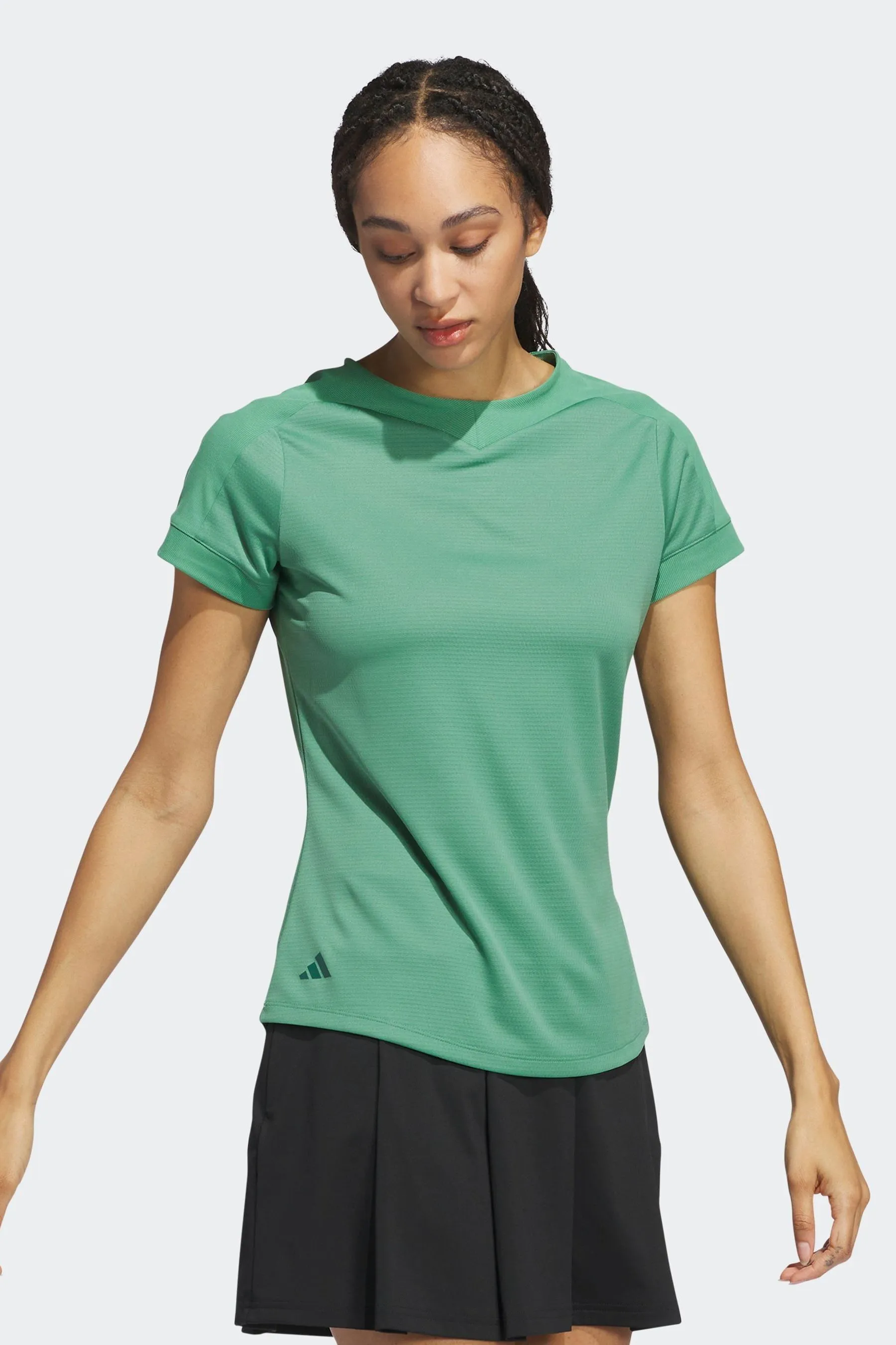 adidas Golf Verde - Ultimate365 Rib Mix T-Shirt    