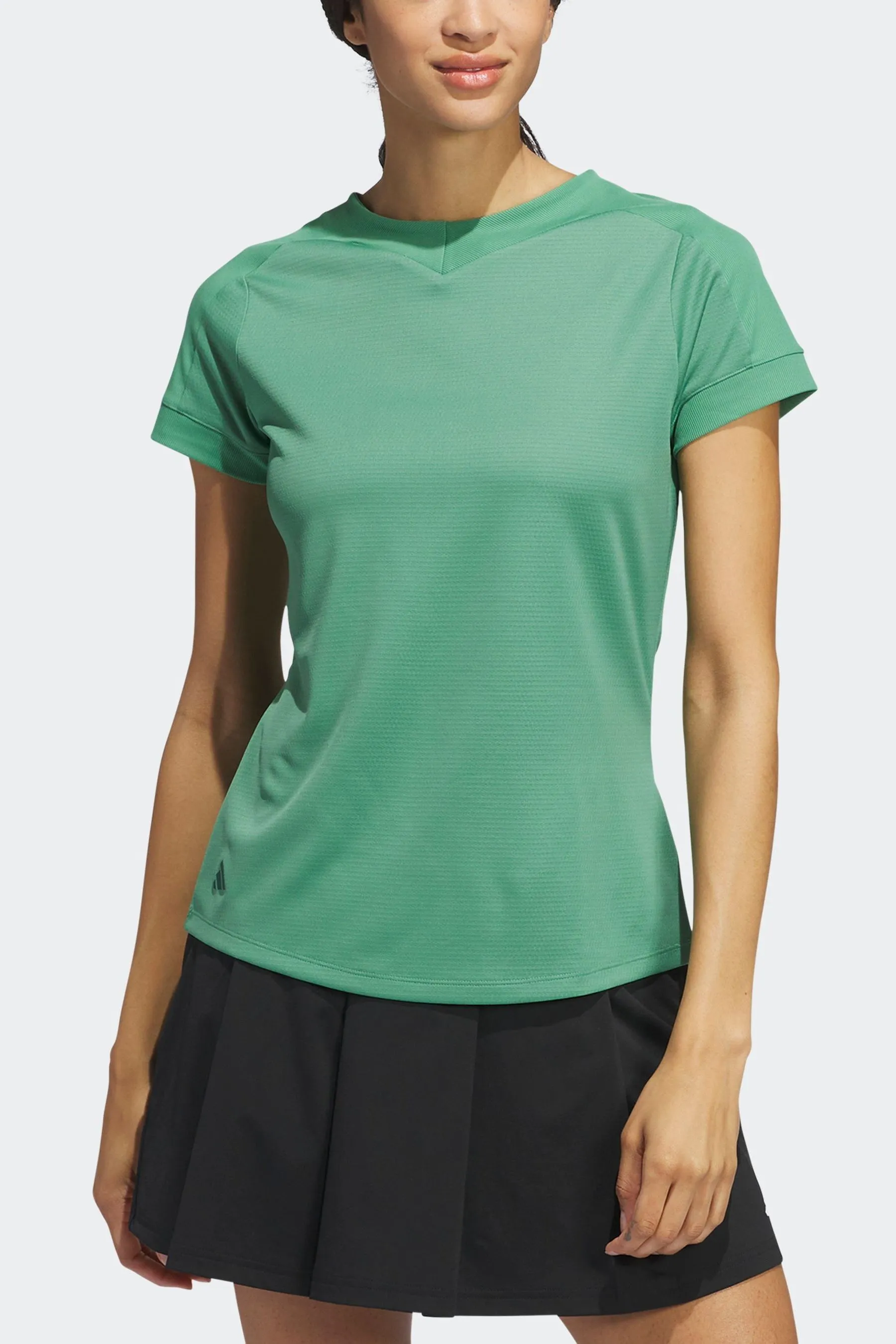adidas Golf Verde - Ultimate365 Rib Mix T-Shirt    