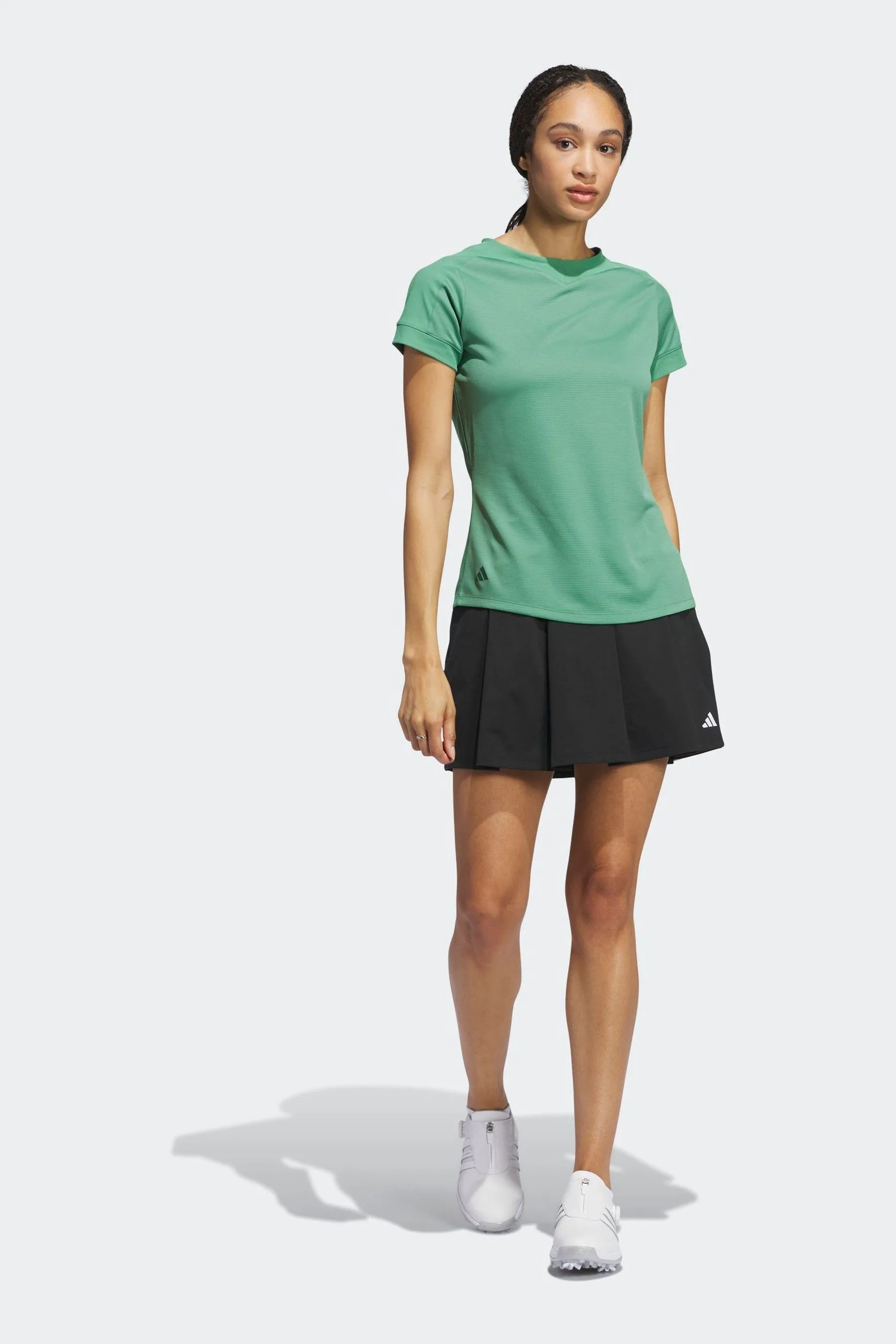 adidas Golf Verde - Ultimate365 Rib Mix T-Shirt    