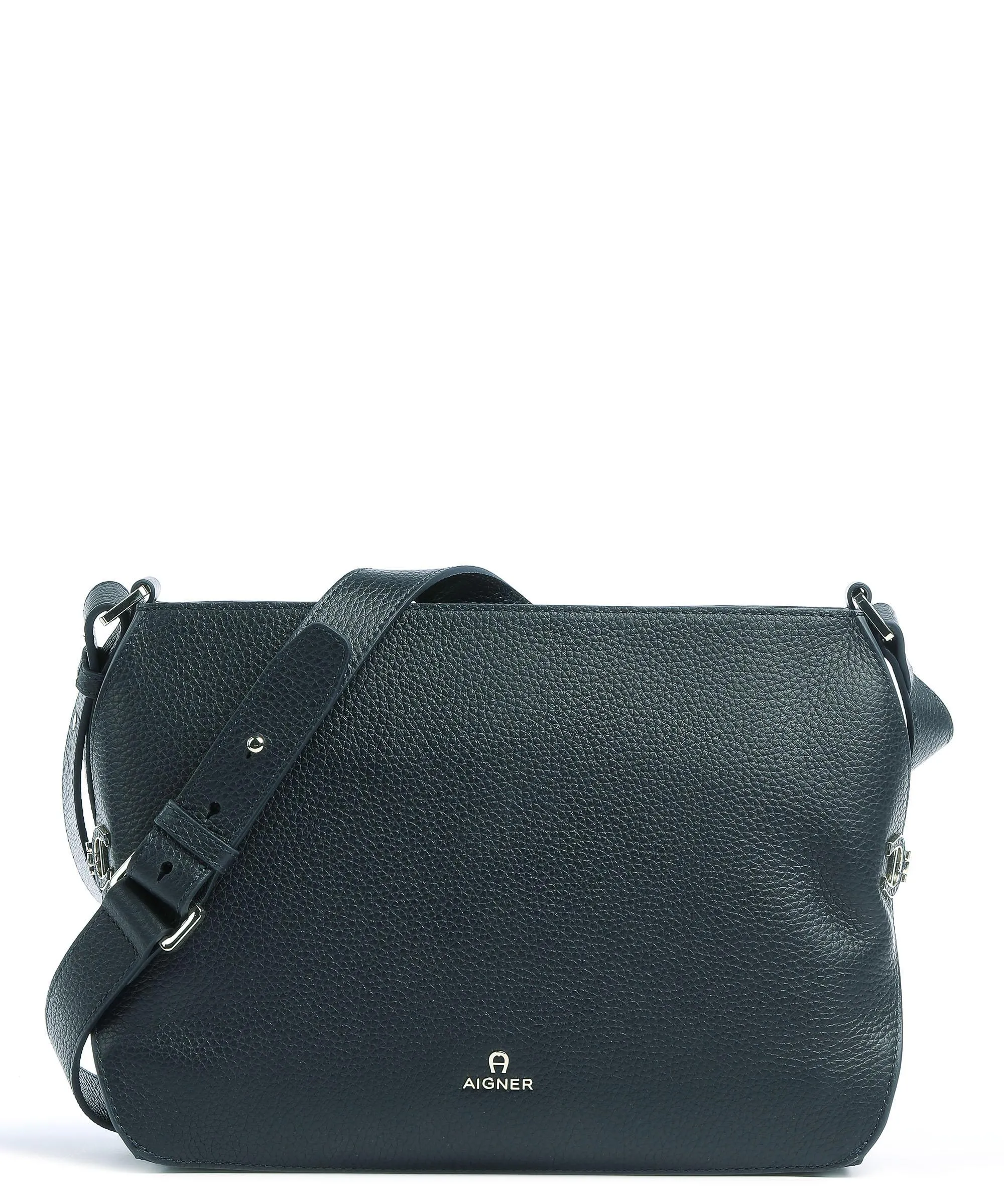  Aigner Milano M Borsa a tracolla pelle di vacchetta grana navy  