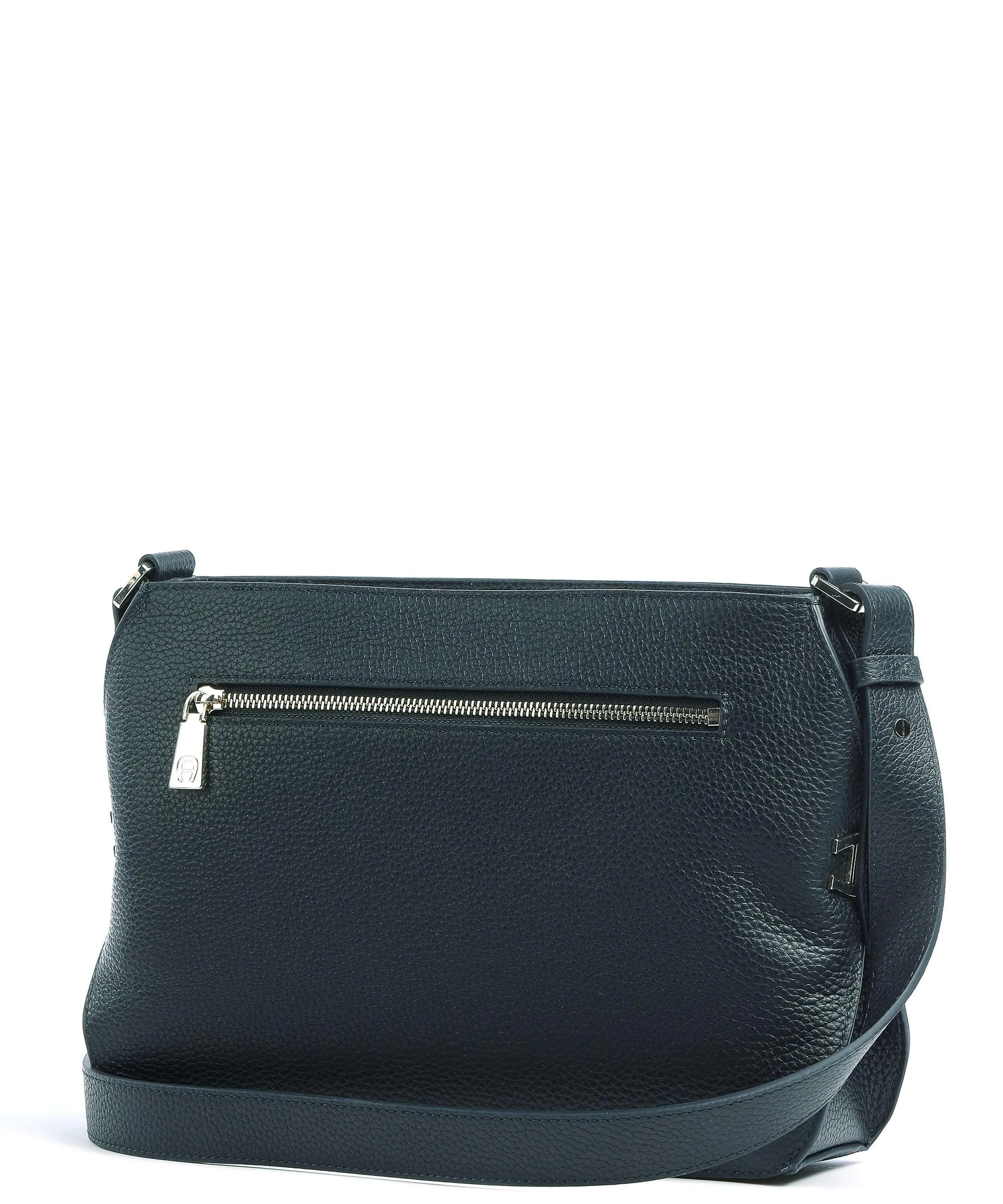  Aigner Milano M Borsa a tracolla pelle di vacchetta grana navy  