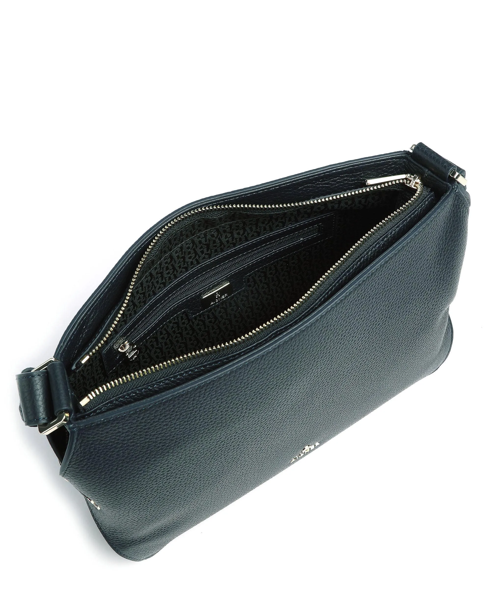  Aigner Milano M Borsa a tracolla pelle di vacchetta grana navy  