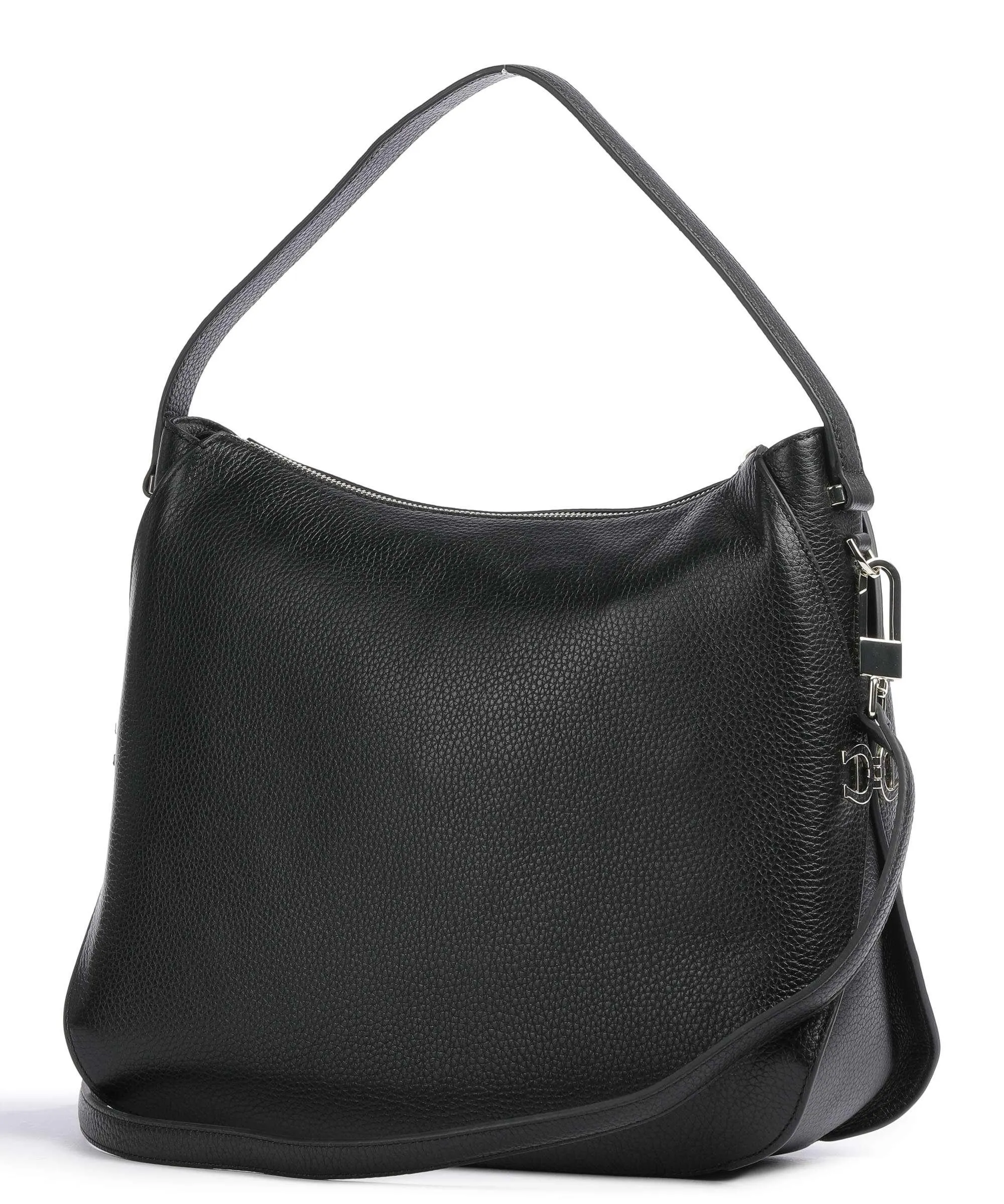  Aigner Milano M Borsa hobo pelle di vacchetta grana nero  