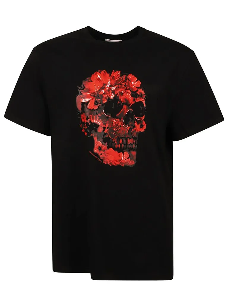 ALEXANDER McQUEENT-SHIRT Black / Red