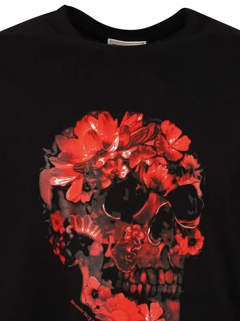 ALEXANDER McQUEENT-SHIRT Black / Red