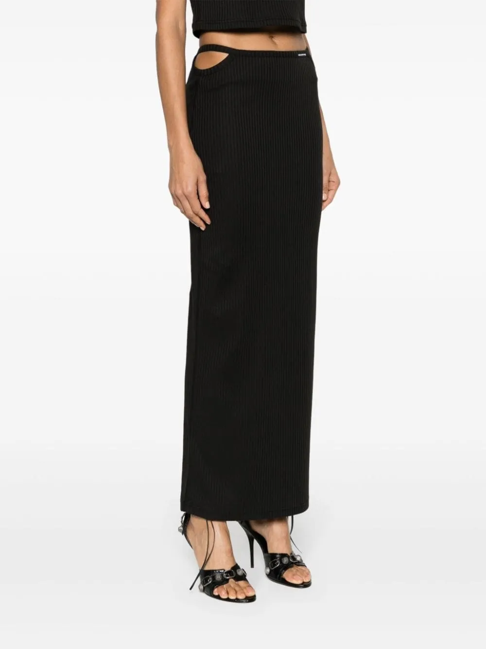   Alexander Wang  Gonna lunga in cotone stretch a coste  