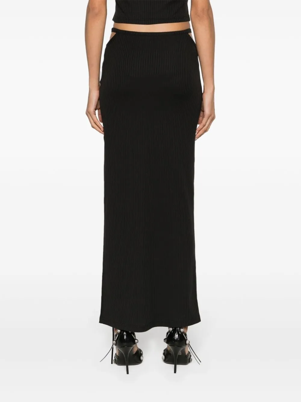   Alexander Wang  Gonna lunga in cotone stretch a coste  