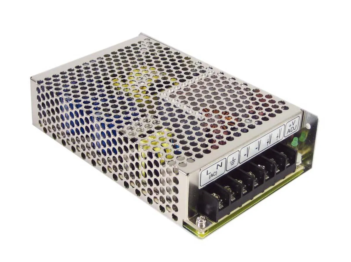 Alimentatore switching MEAN WELL RS-100-48, 110W, ingresso 125 → 373 V dc, 88 → 264 V ac, uscita 48V cc,