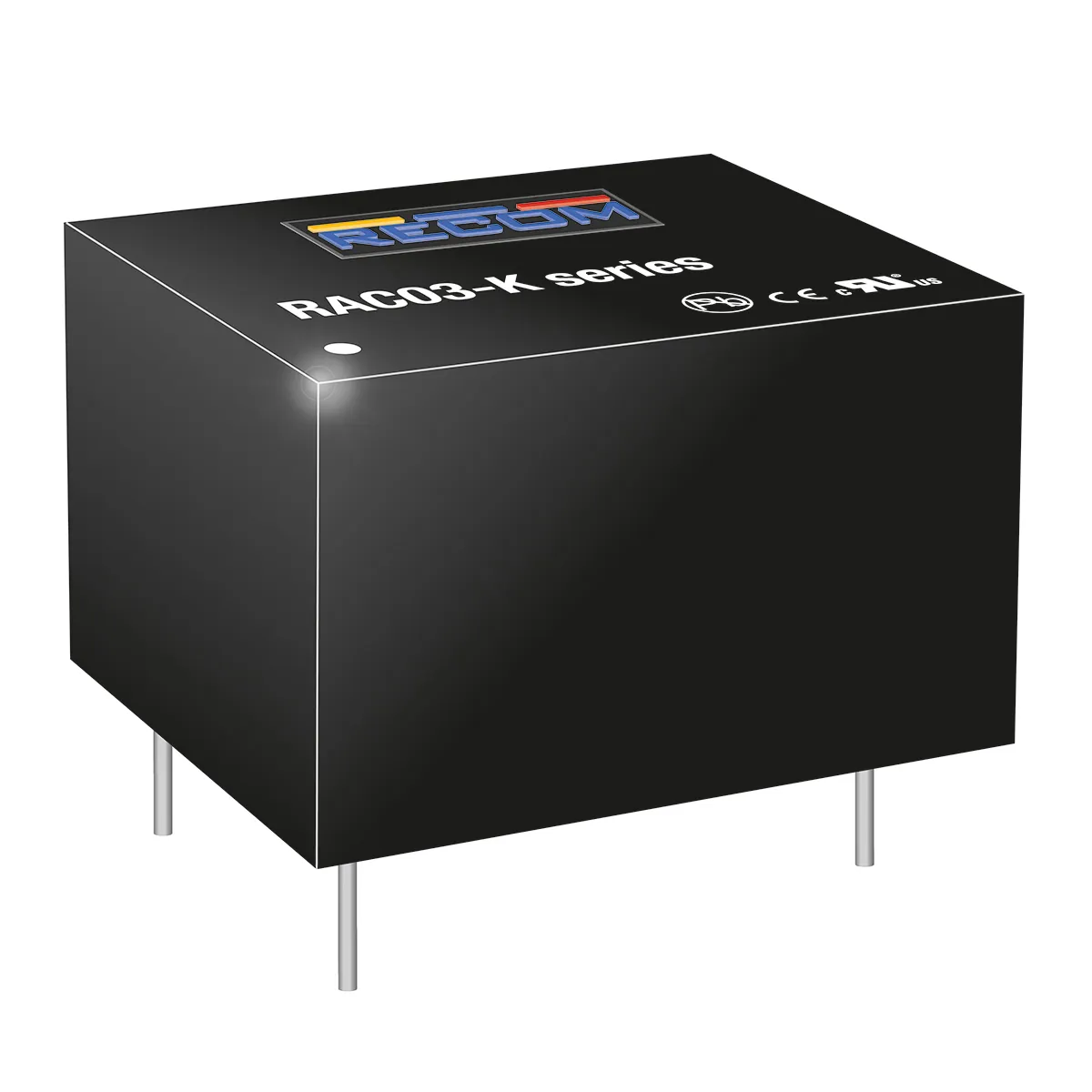 Alimentatore switching Recom RAC03-18SK, 3W, ingresso 85 → 264V ca, uscita 18V cc, 170mA RAC03‿K
