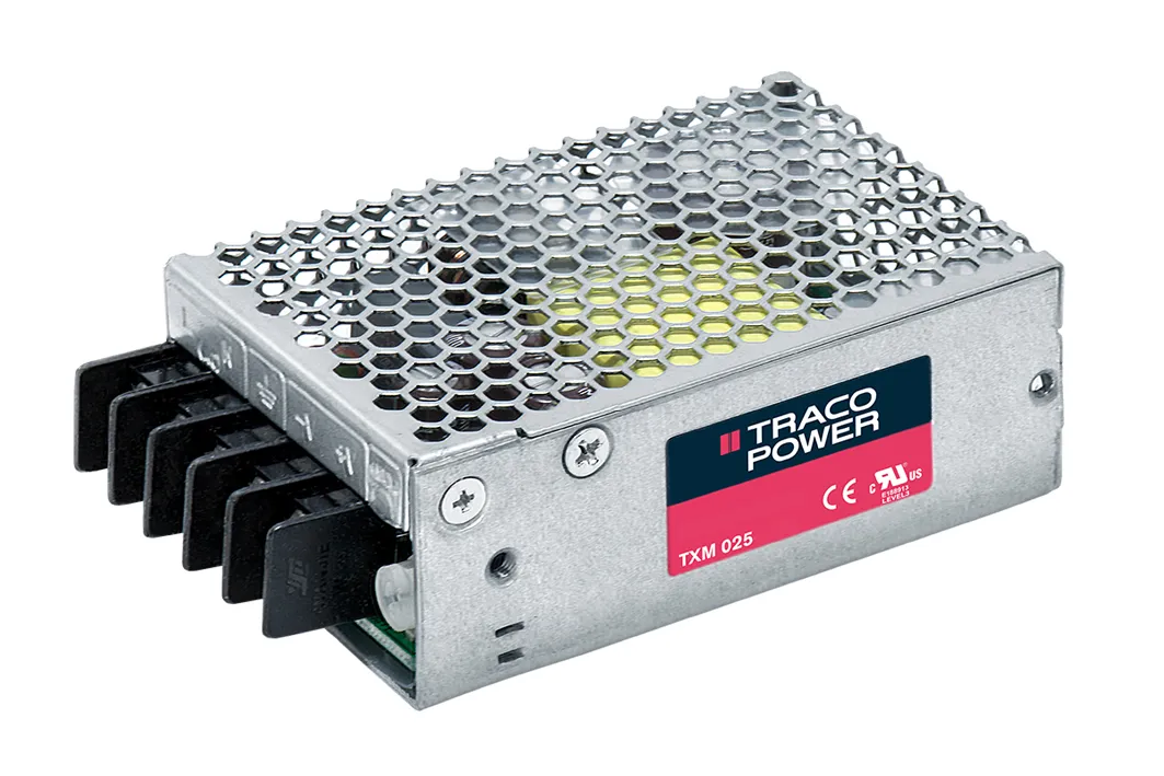 Alimentatore switching TRACOPOWER TXM 025-105, 25W, ingresso 90 → 264V ca, uscita 5V cc, 5A TXM 025