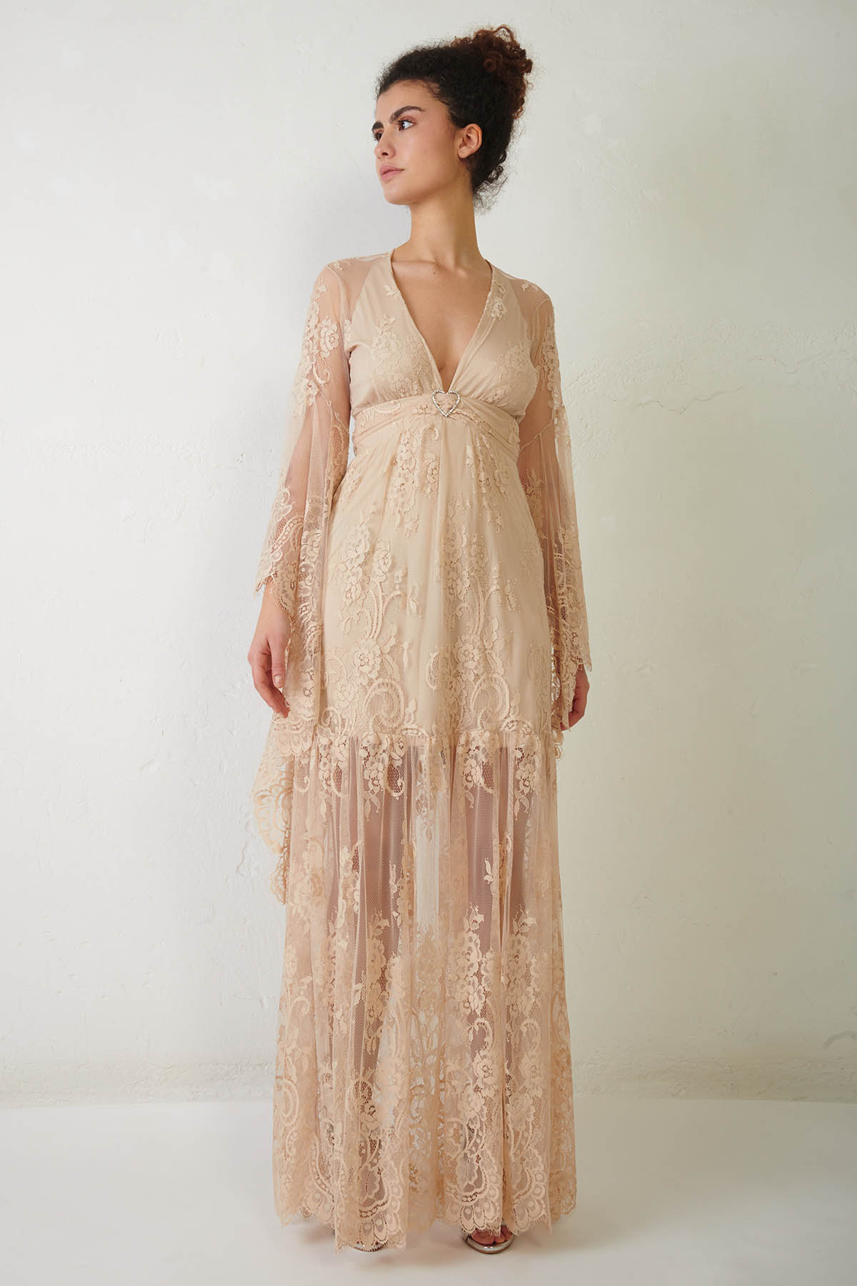 ANIYE BY Abito lungo in pizzo  VINNY