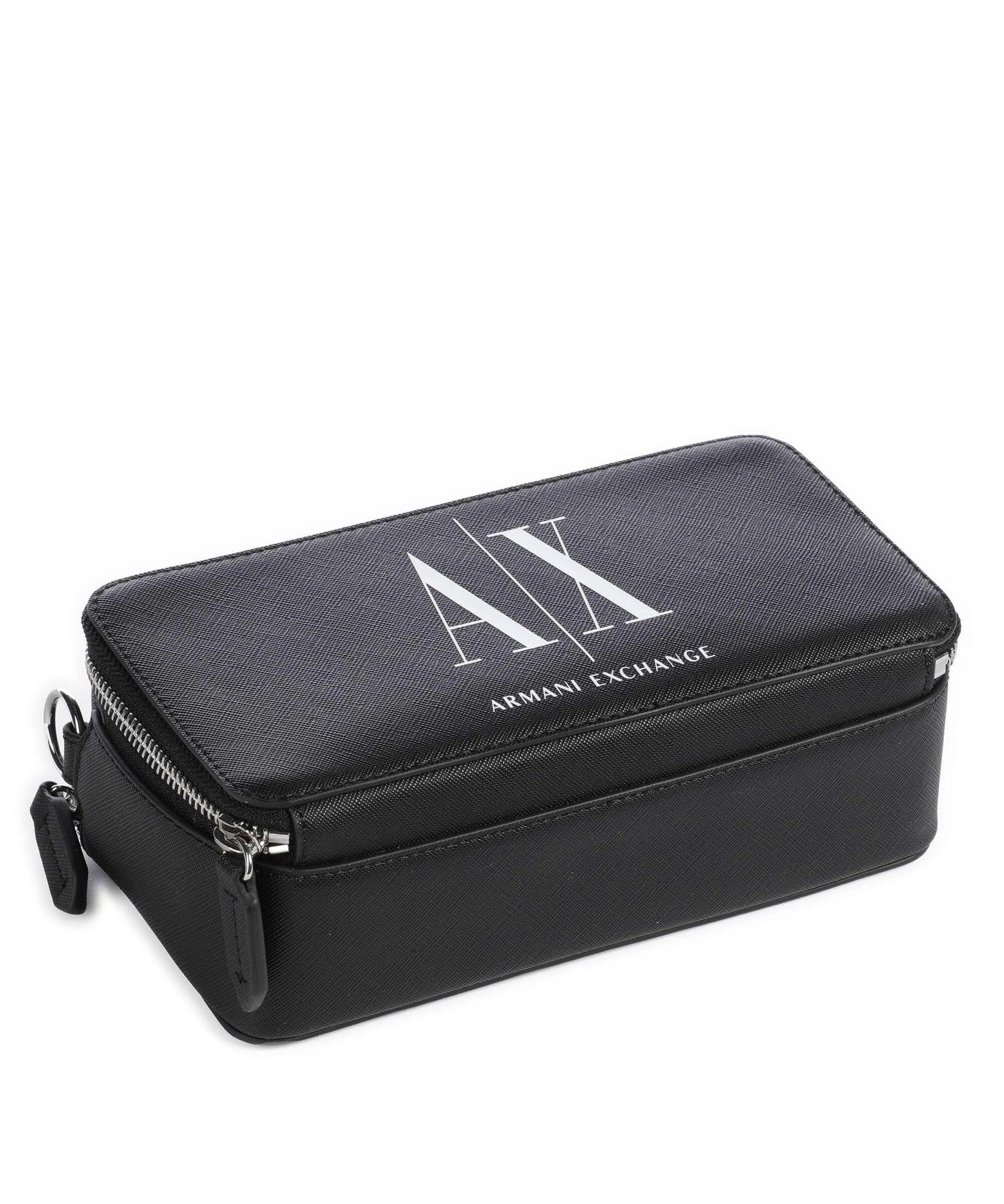  Armani Exchange Borsa a tracolla pelle sintetica nero  