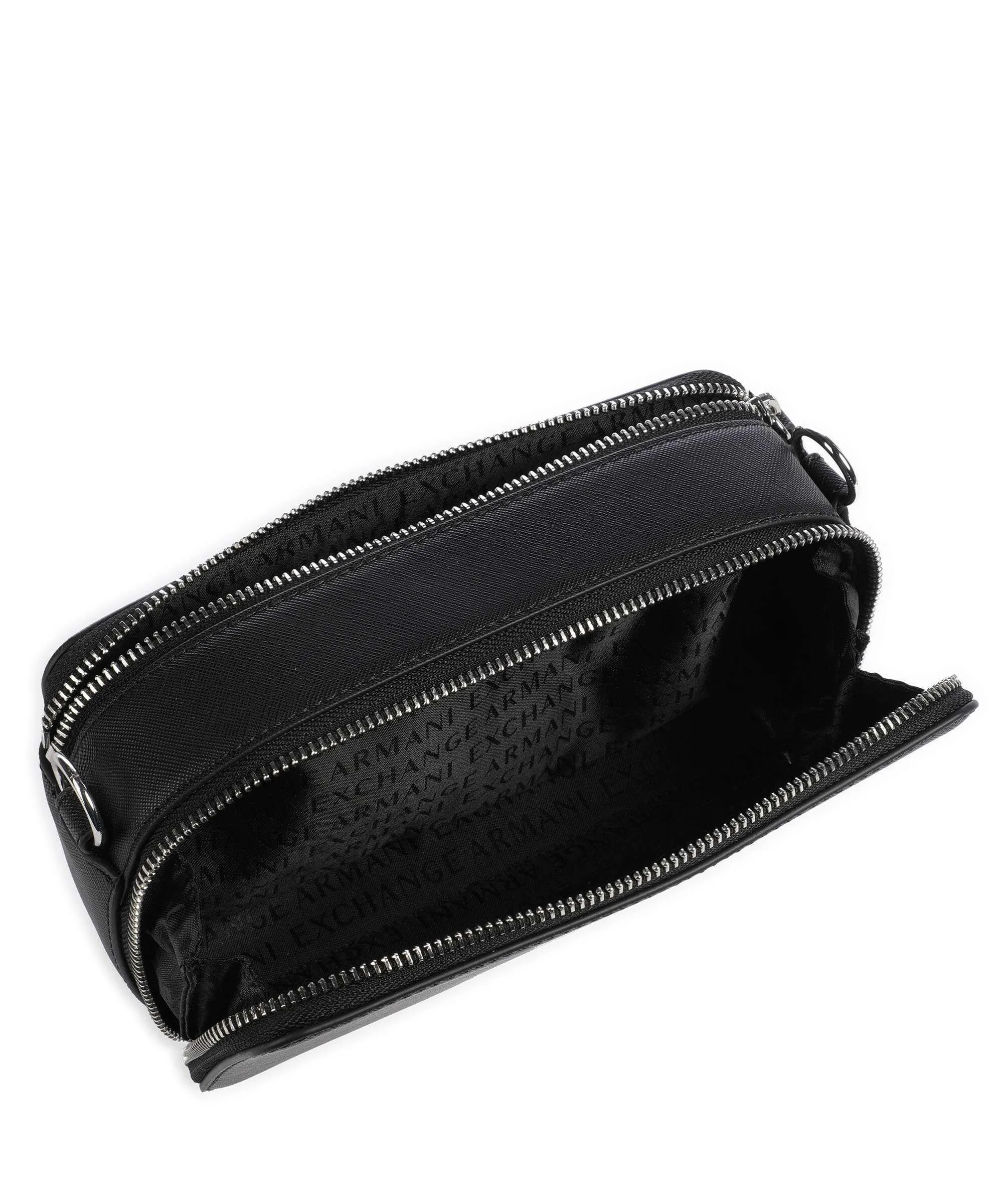 Armani Exchange Borsa a tracolla pelle sintetica nero  