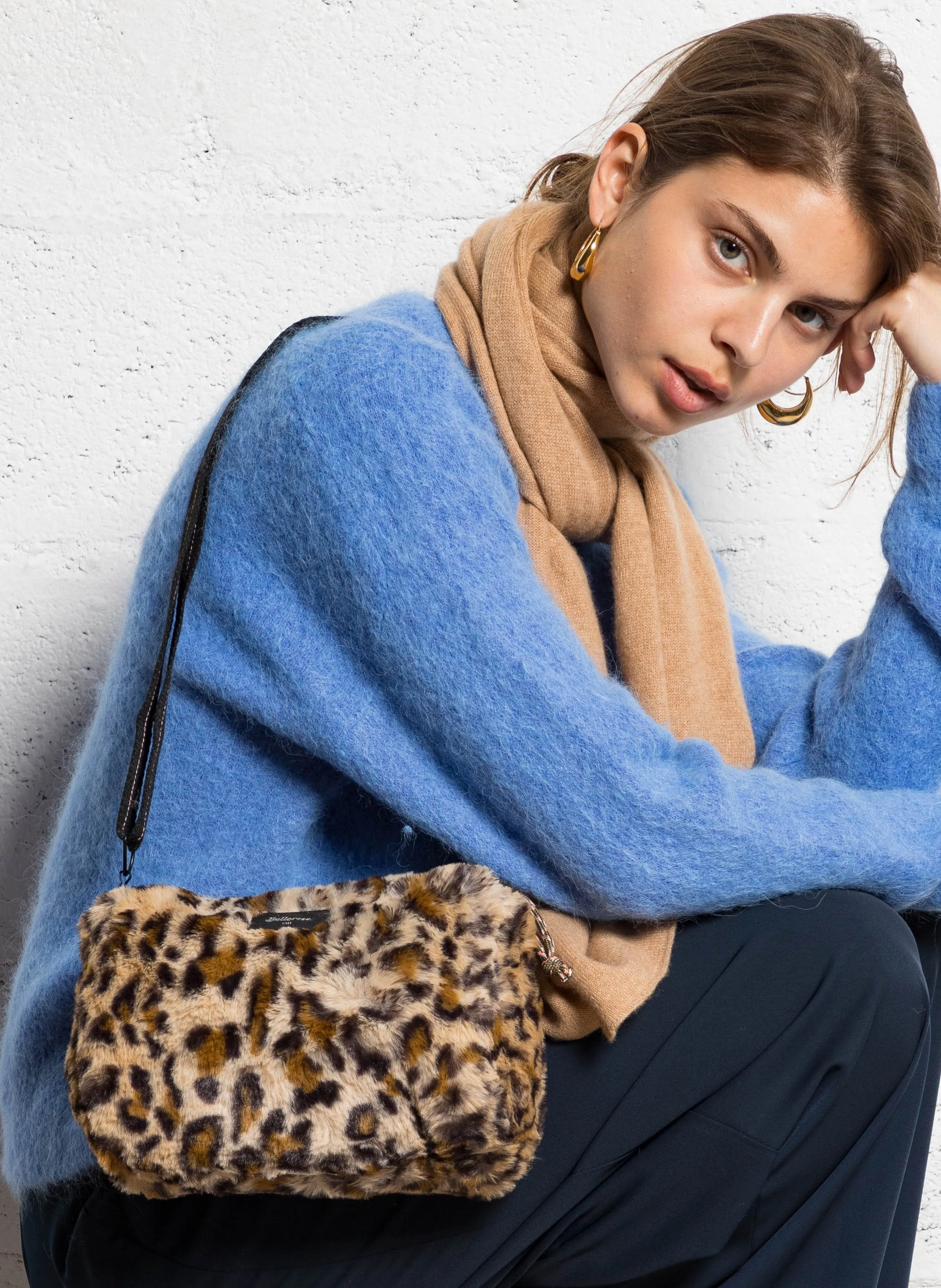  BELLEROSE   HANOMY - Tracolla effetto pelliccia | Multicolore