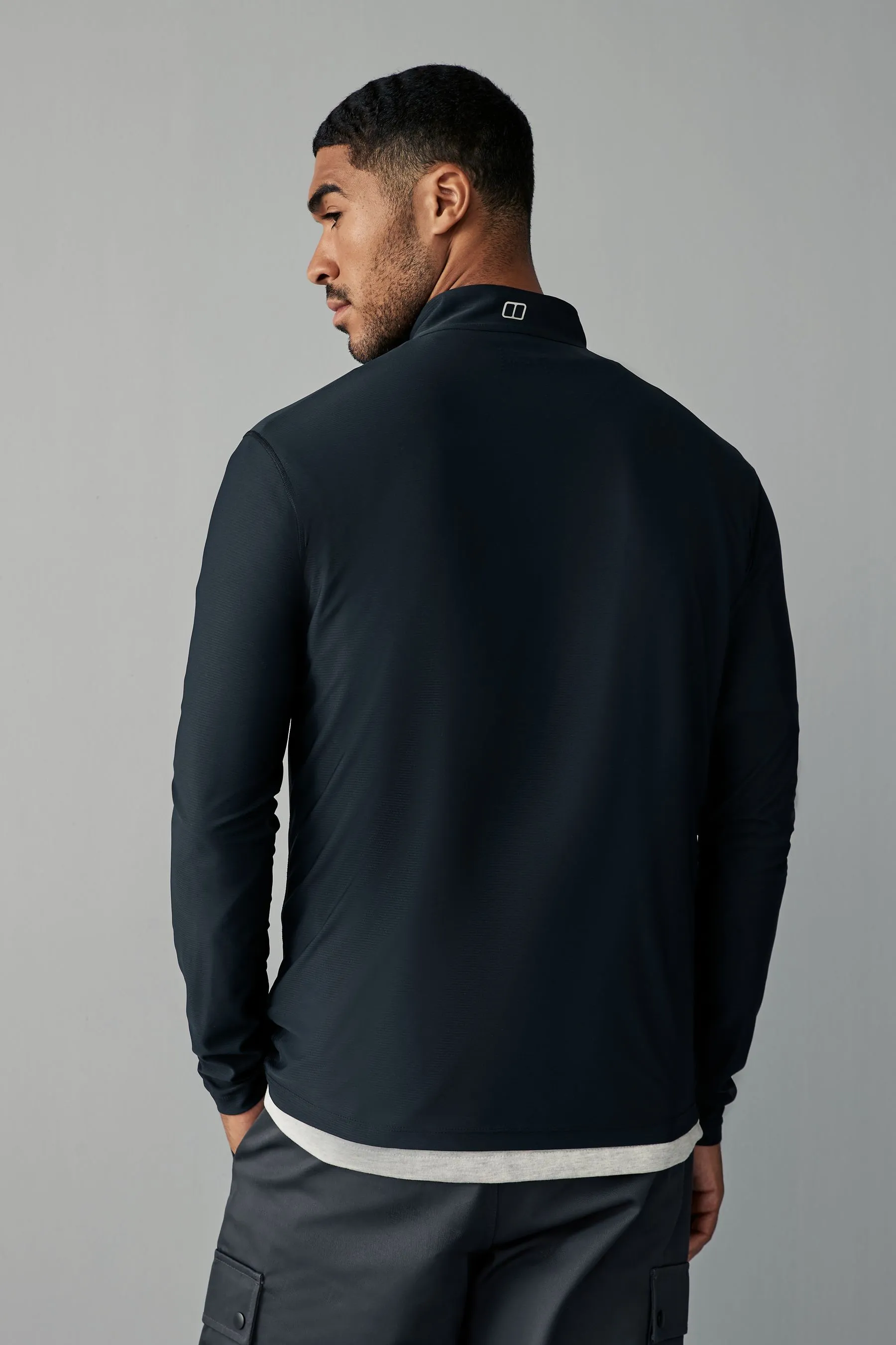 Berghaus - Nero con zip a 24/7 Base - Felpa
