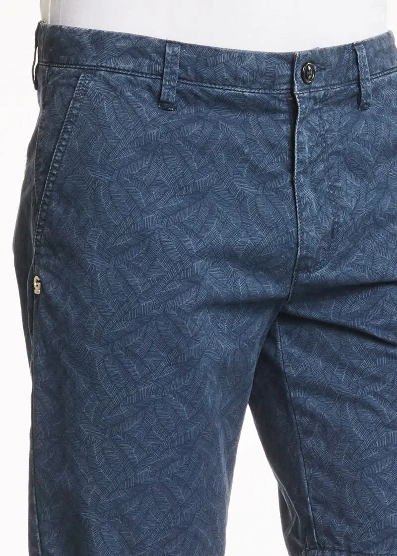 Bermuda chino con stampa