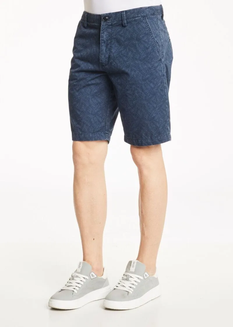 Bermuda chino con stampa