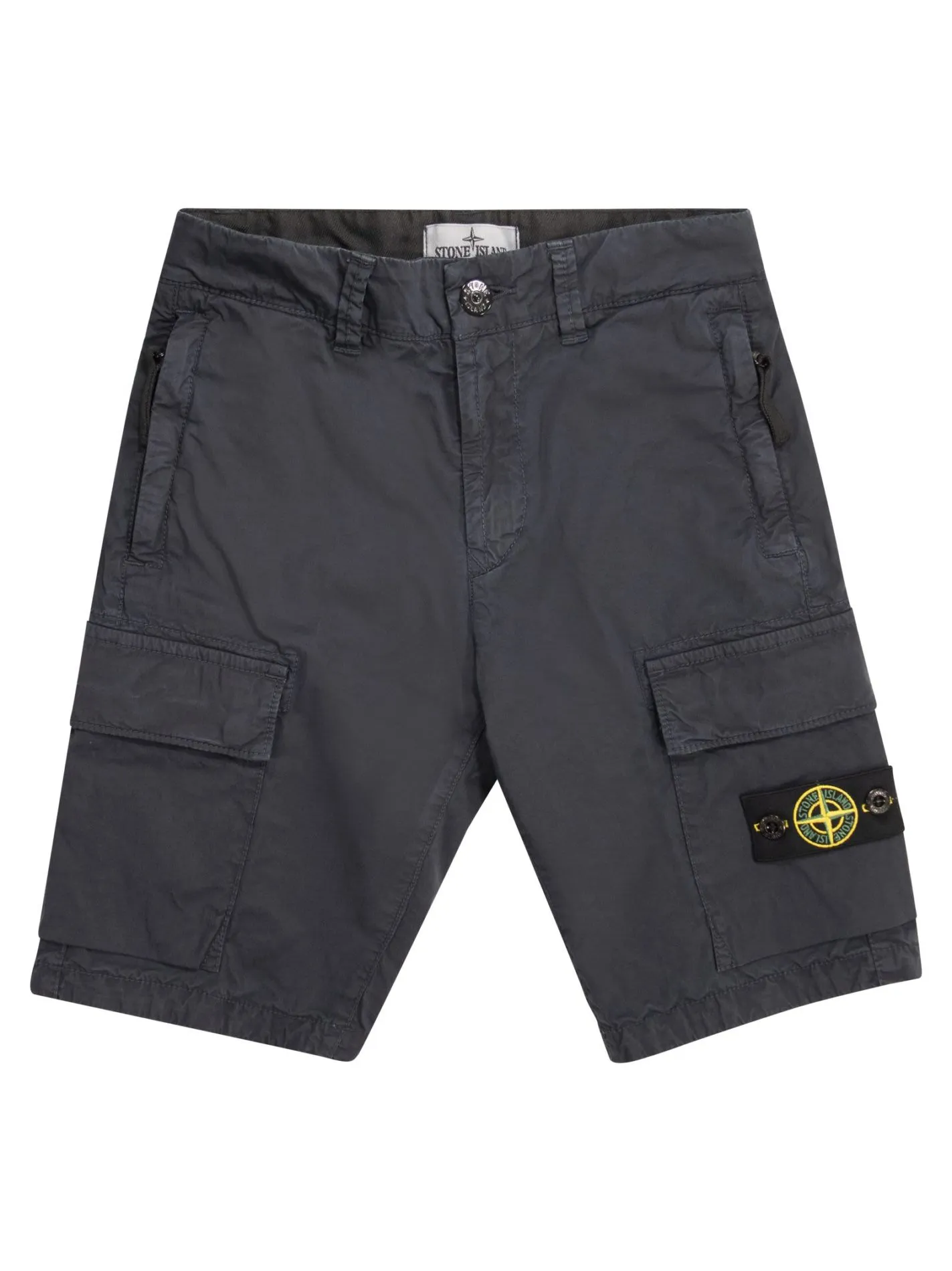 Bermuda con tasche e badge Stone Island