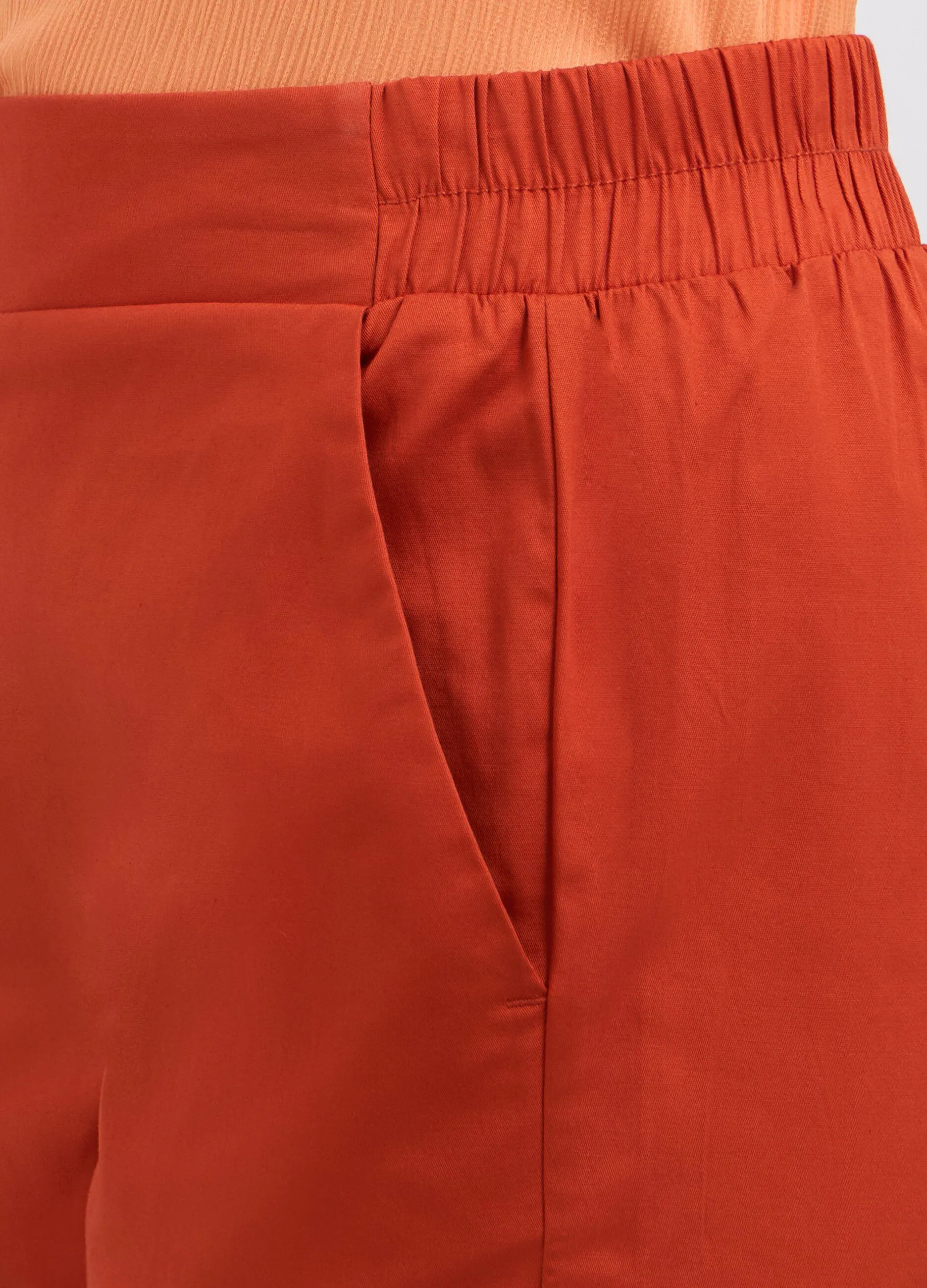 Bermuda in cotone stretch donna