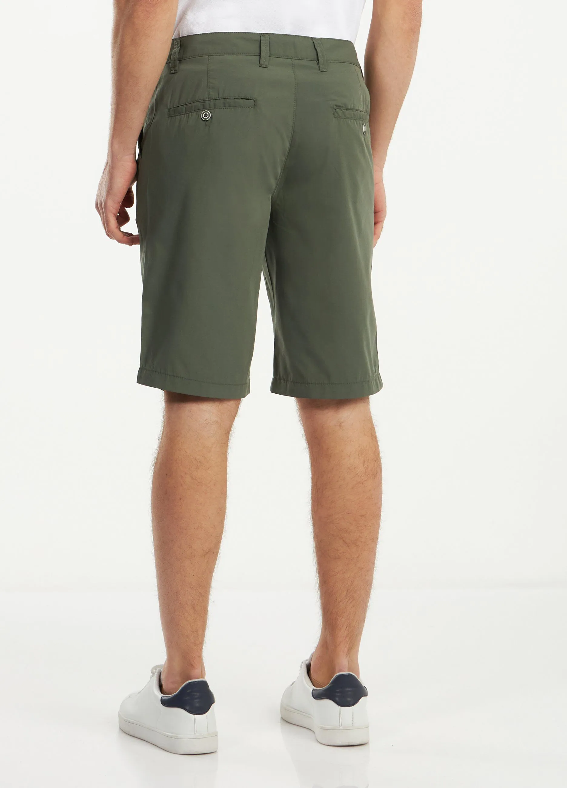 Bermuda in misto cotone uomo