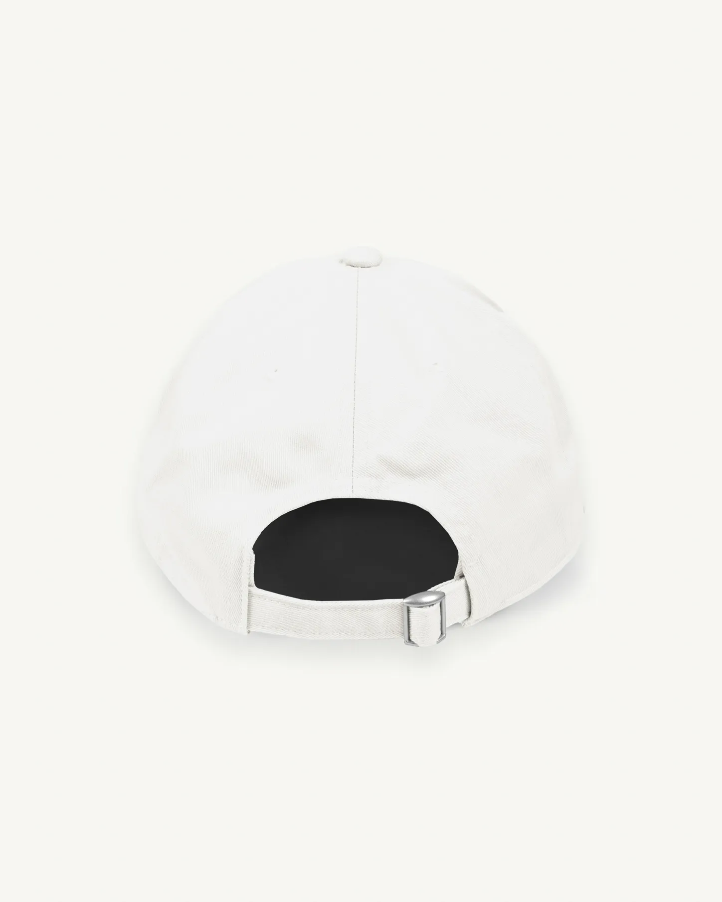 Berretto baseball bianco con logo ricamato davanti