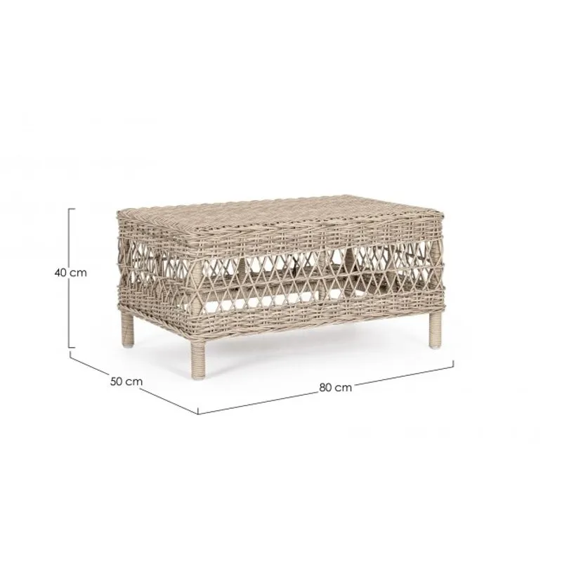 Bizzotto outdoor Tavolino Jupiter new 80x50