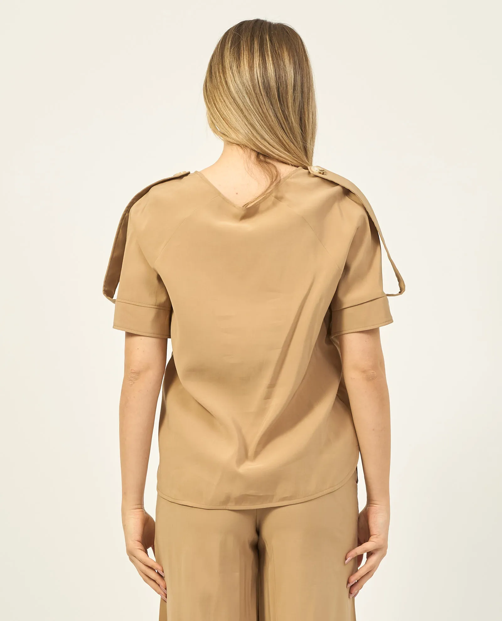 Blusa Jijil in viscosa con ampia scollatura